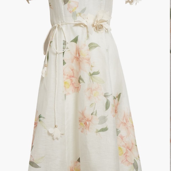 Zimmermann liftoff flower midi dress - Picture 2 of 15